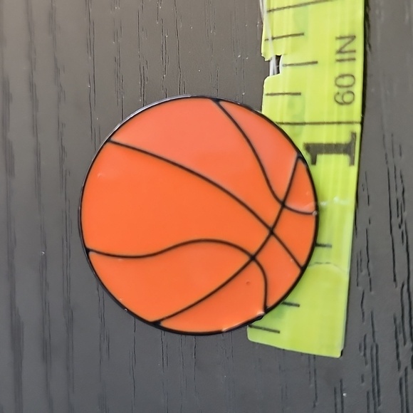 Basketball Enamel Pin - Picture 3 of 4